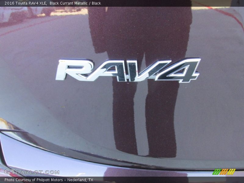 Black Currant Metallic / Black 2016 Toyota RAV4 XLE