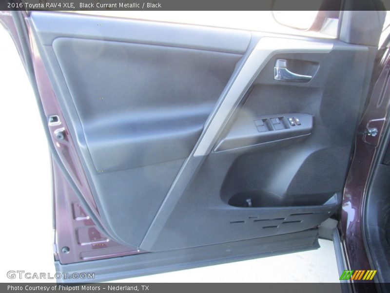 Black Currant Metallic / Black 2016 Toyota RAV4 XLE