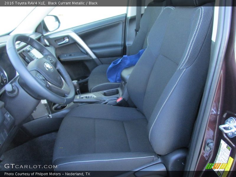 Black Currant Metallic / Black 2016 Toyota RAV4 XLE