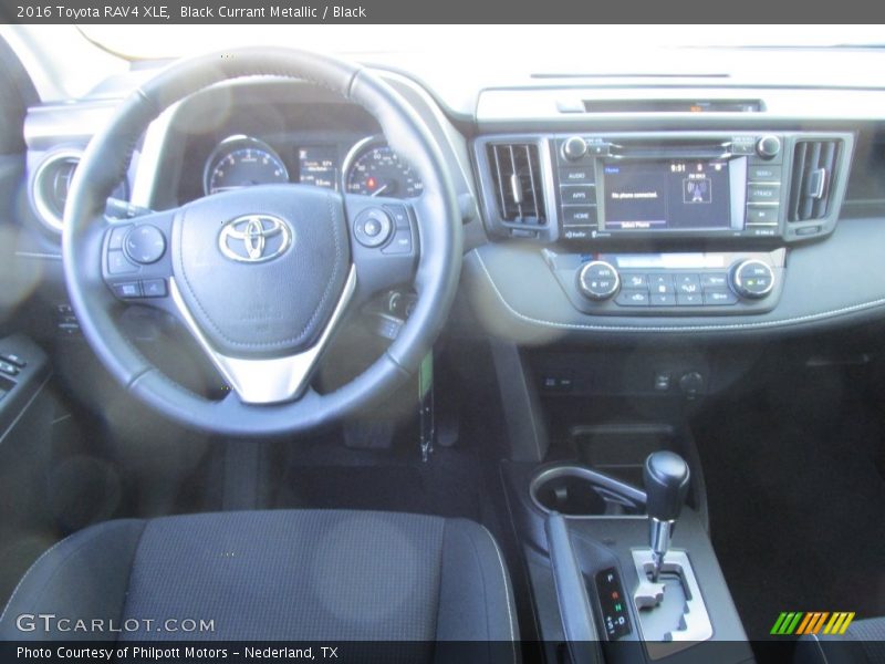 Black Currant Metallic / Black 2016 Toyota RAV4 XLE
