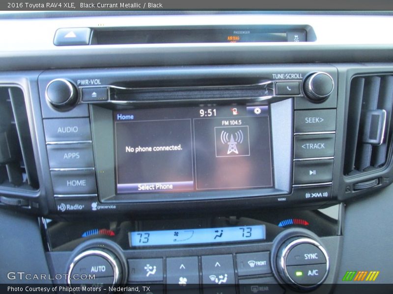 Black Currant Metallic / Black 2016 Toyota RAV4 XLE