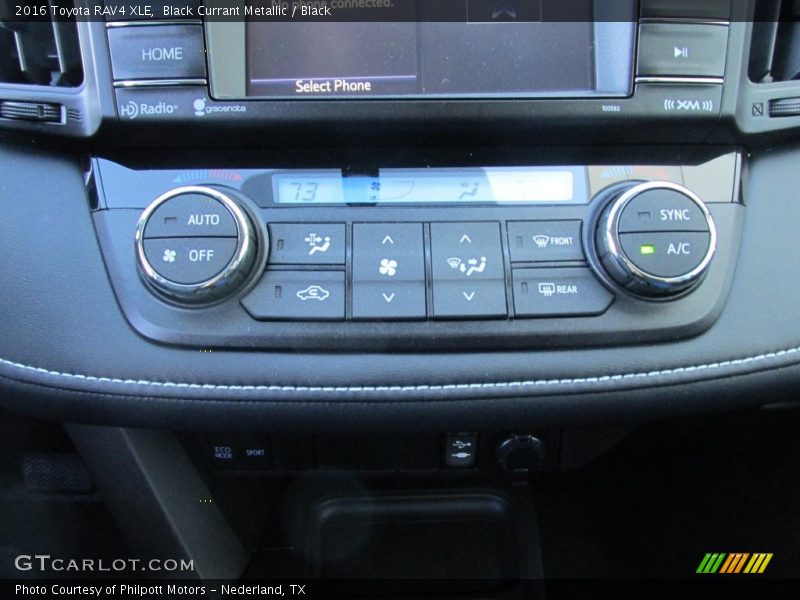 Black Currant Metallic / Black 2016 Toyota RAV4 XLE