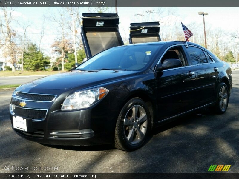 Black Granite Metallic / Ebony 2012 Chevrolet Malibu LT