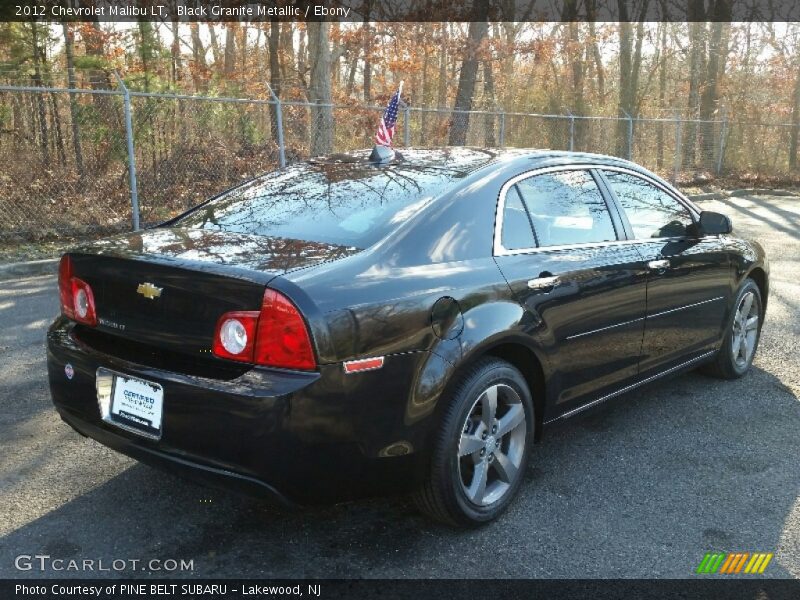 Black Granite Metallic / Ebony 2012 Chevrolet Malibu LT