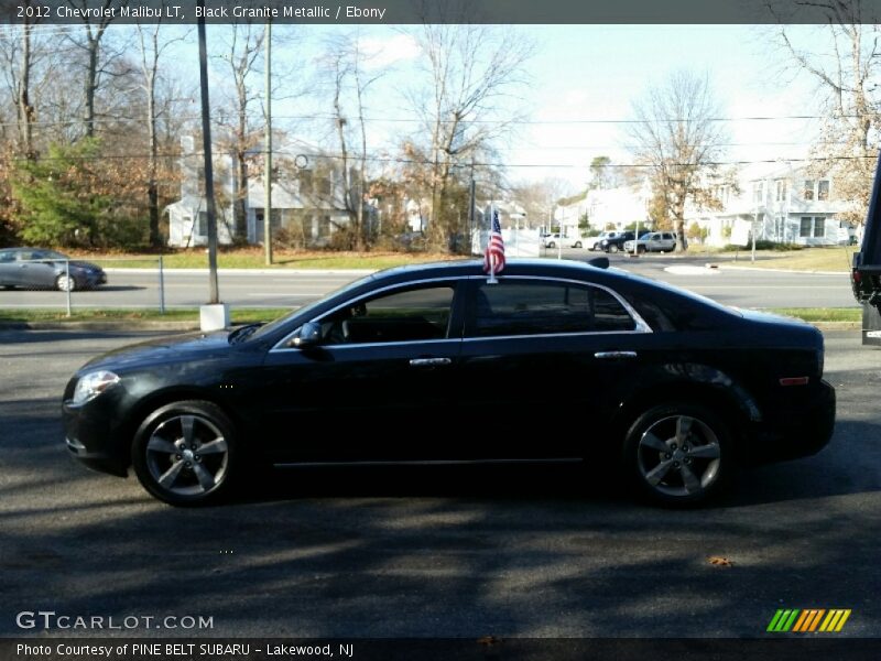 Black Granite Metallic / Ebony 2012 Chevrolet Malibu LT