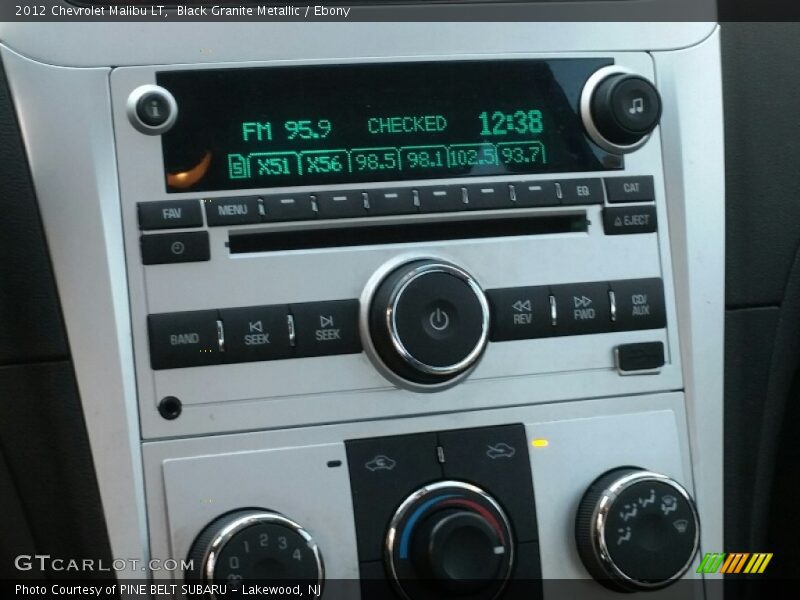 Black Granite Metallic / Ebony 2012 Chevrolet Malibu LT