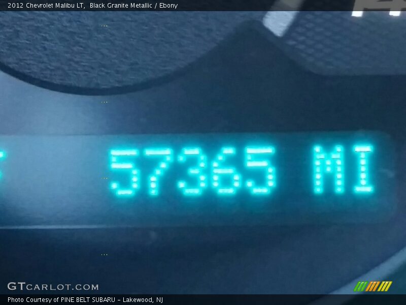 Black Granite Metallic / Ebony 2012 Chevrolet Malibu LT