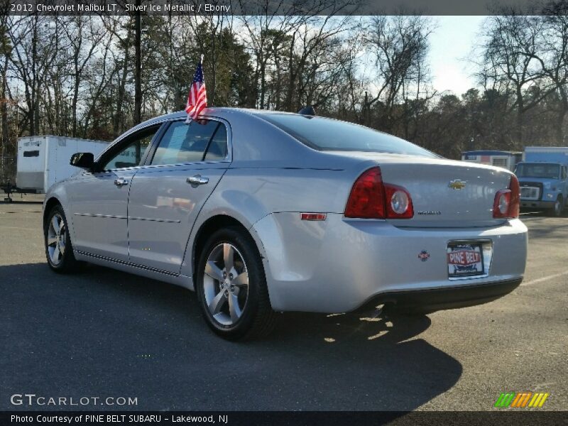 Silver Ice Metallic / Ebony 2012 Chevrolet Malibu LT