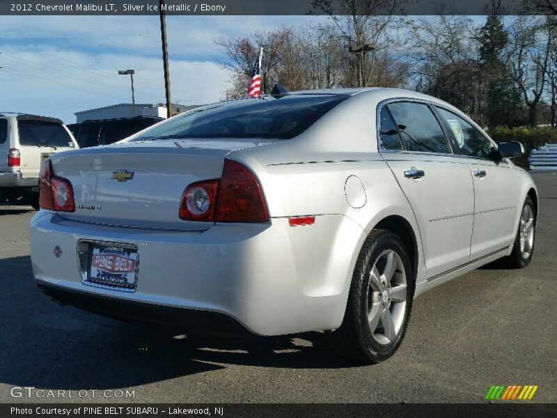 Silver Ice Metallic / Ebony 2012 Chevrolet Malibu LT