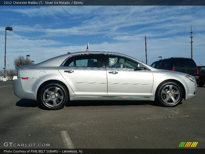 Silver Ice Metallic / Ebony 2012 Chevrolet Malibu LT