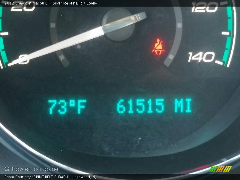 Silver Ice Metallic / Ebony 2012 Chevrolet Malibu LT
