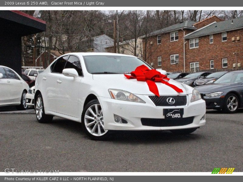 Glacier Frost Mica / Light Gray 2009 Lexus IS 250 AWD