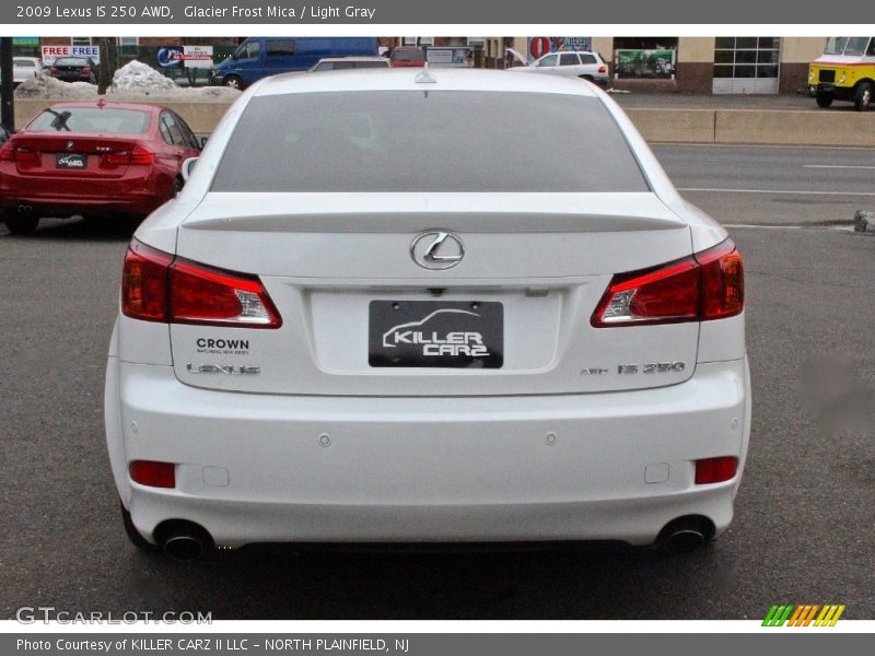 Glacier Frost Mica / Light Gray 2009 Lexus IS 250 AWD