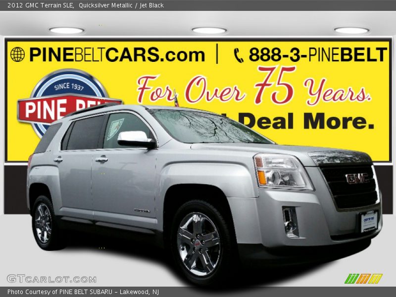 Quicksilver Metallic / Jet Black 2012 GMC Terrain SLE
