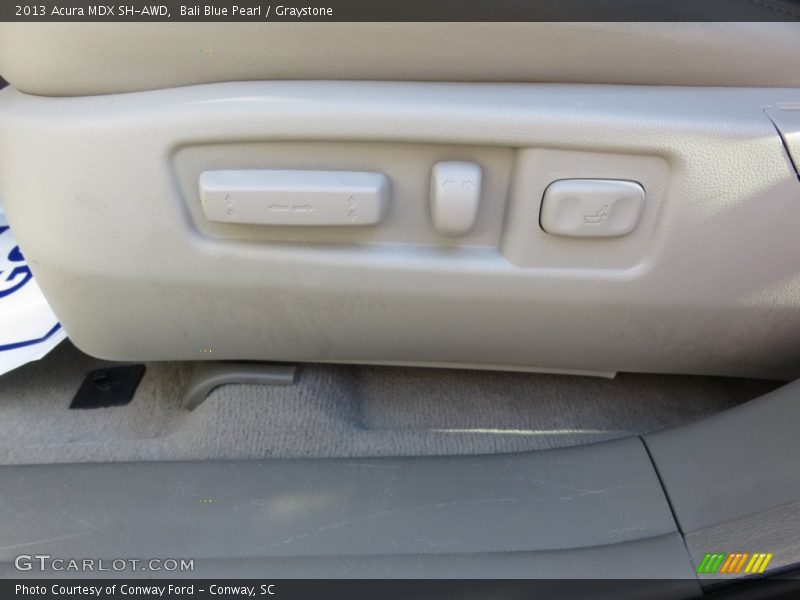 Bali Blue Pearl / Graystone 2013 Acura MDX SH-AWD