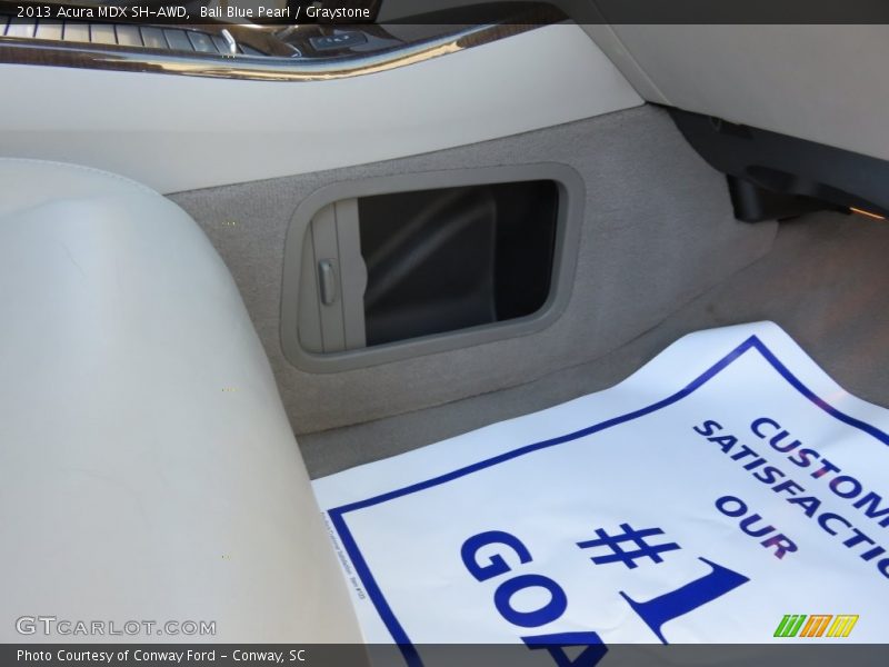 Bali Blue Pearl / Graystone 2013 Acura MDX SH-AWD