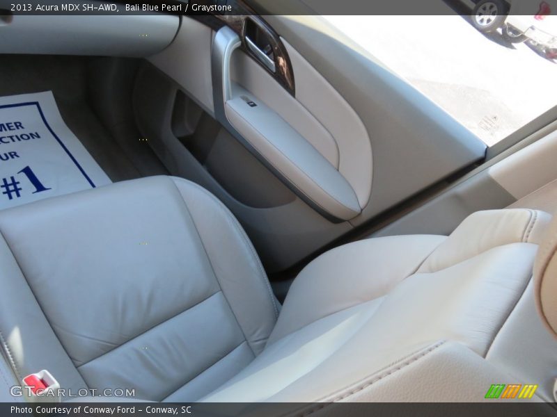Bali Blue Pearl / Graystone 2013 Acura MDX SH-AWD