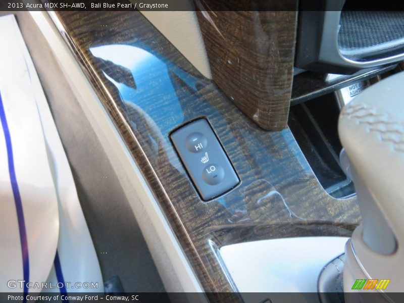 Bali Blue Pearl / Graystone 2013 Acura MDX SH-AWD