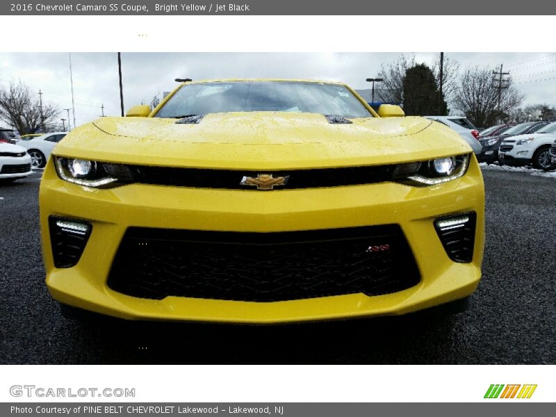 Bright Yellow / Jet Black 2016 Chevrolet Camaro SS Coupe