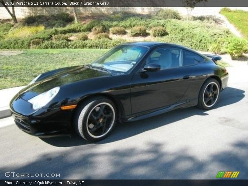 Black / Graphite Grey 2003 Porsche 911 Carrera Coupe