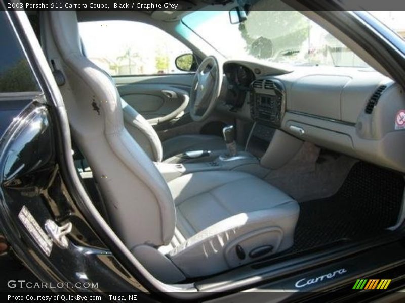 Black / Graphite Grey 2003 Porsche 911 Carrera Coupe