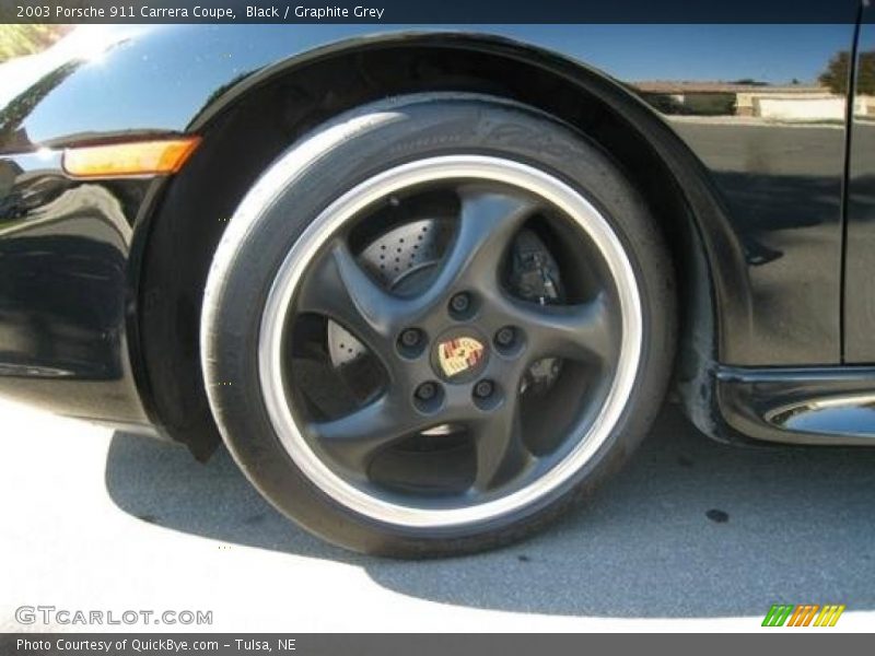 Black / Graphite Grey 2003 Porsche 911 Carrera Coupe