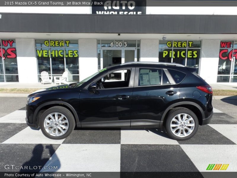 Jet Black Mica / Black 2015 Mazda CX-5 Grand Touring