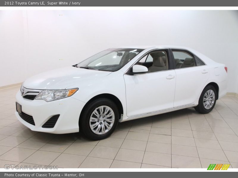 Super White / Ivory 2012 Toyota Camry LE