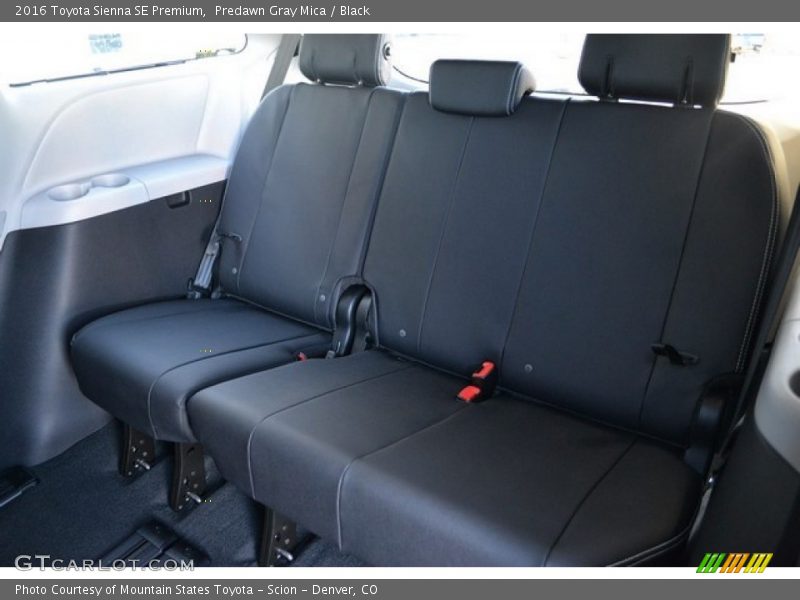 Predawn Gray Mica / Black 2016 Toyota Sienna SE Premium