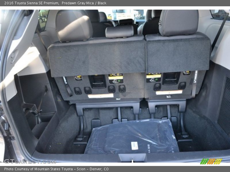 Predawn Gray Mica / Black 2016 Toyota Sienna SE Premium