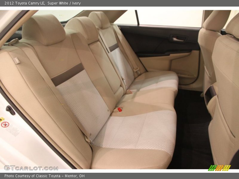 Super White / Ivory 2012 Toyota Camry LE