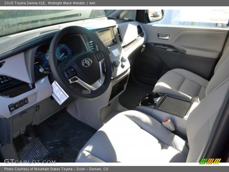 Midnight Black Metallic / Ash 2016 Toyota Sienna XLE