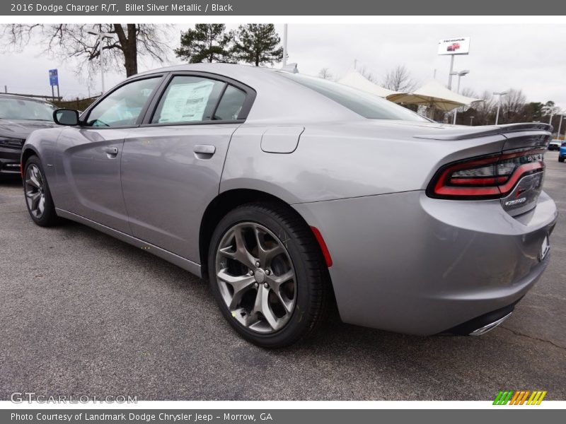 Billet Silver Metallic / Black 2016 Dodge Charger R/T
