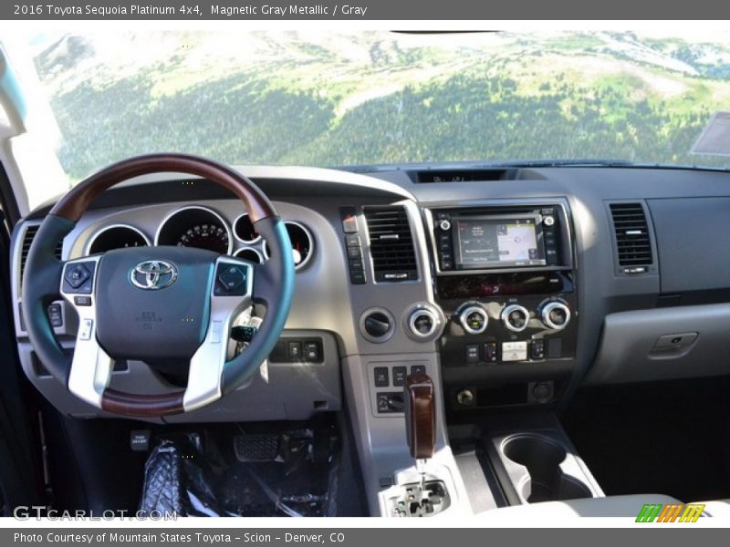 Magnetic Gray Metallic / Gray 2016 Toyota Sequoia Platinum 4x4