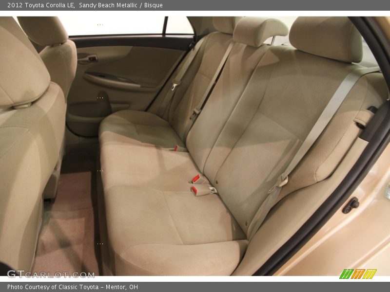 Sandy Beach Metallic / Bisque 2012 Toyota Corolla LE