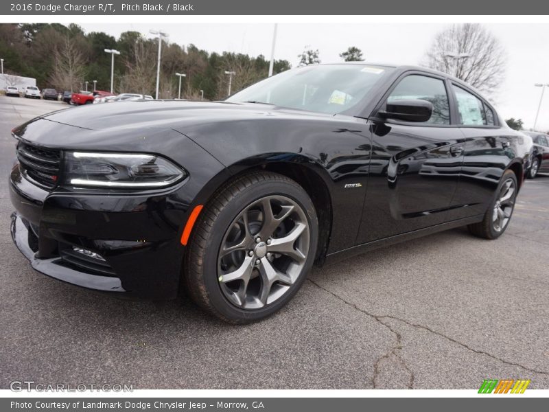 Pitch Black / Black 2016 Dodge Charger R/T