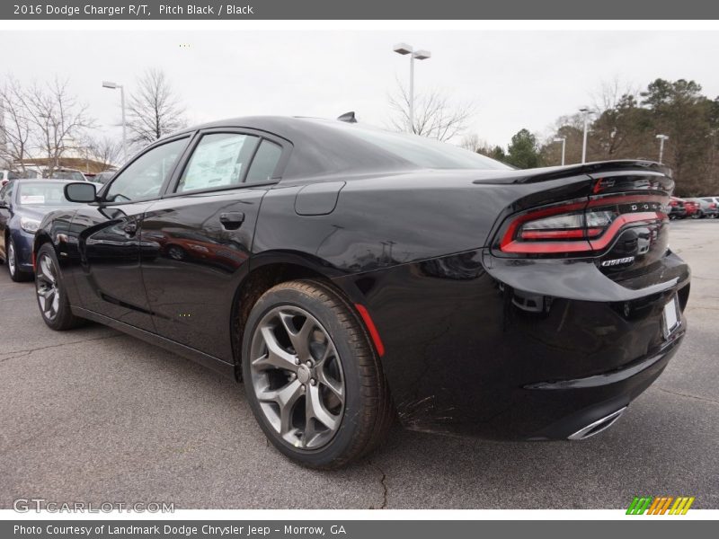 Pitch Black / Black 2016 Dodge Charger R/T