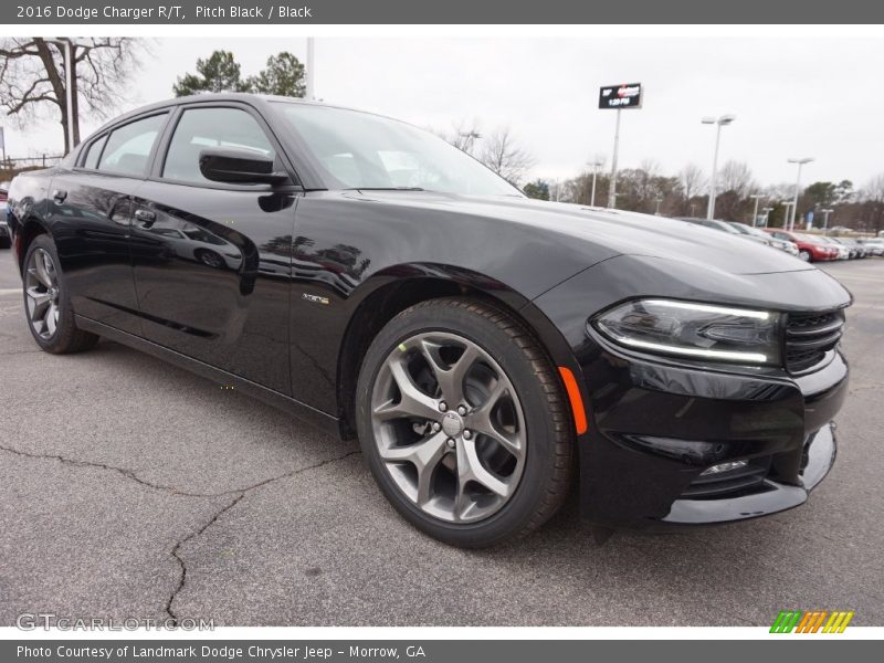 Pitch Black / Black 2016 Dodge Charger R/T