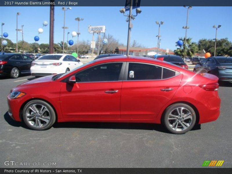  2017 Elantra Limited Red