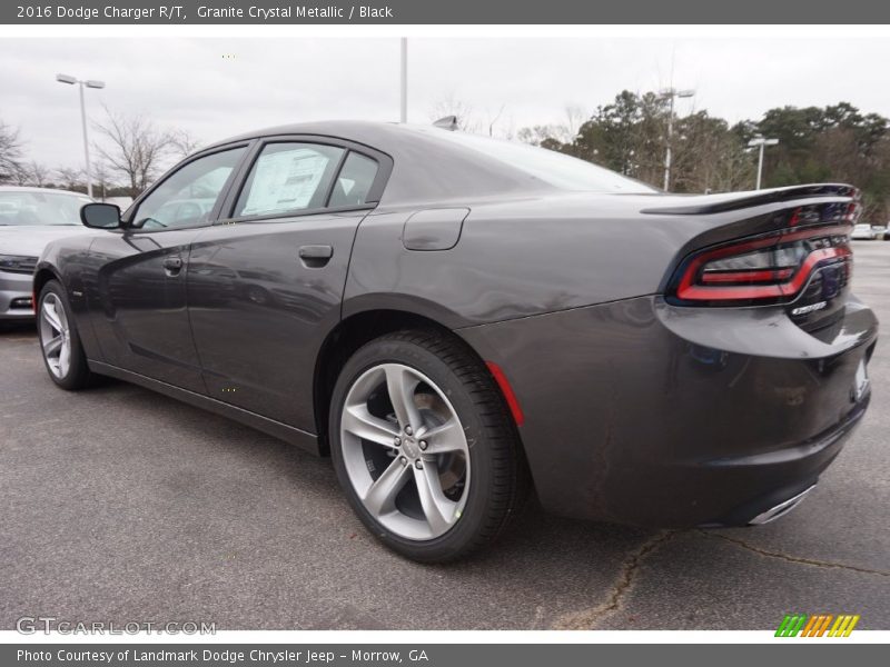 Granite Crystal Metallic / Black 2016 Dodge Charger R/T