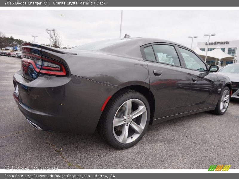 Granite Crystal Metallic / Black 2016 Dodge Charger R/T