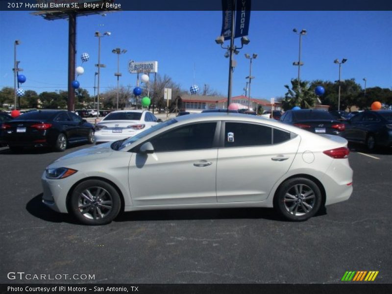 Beige / Beige 2017 Hyundai Elantra SE