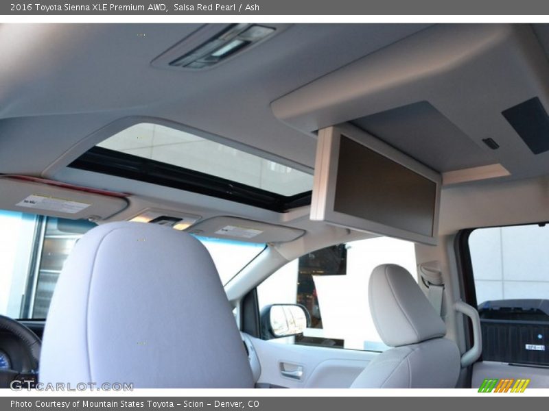 Salsa Red Pearl / Ash 2016 Toyota Sienna XLE Premium AWD