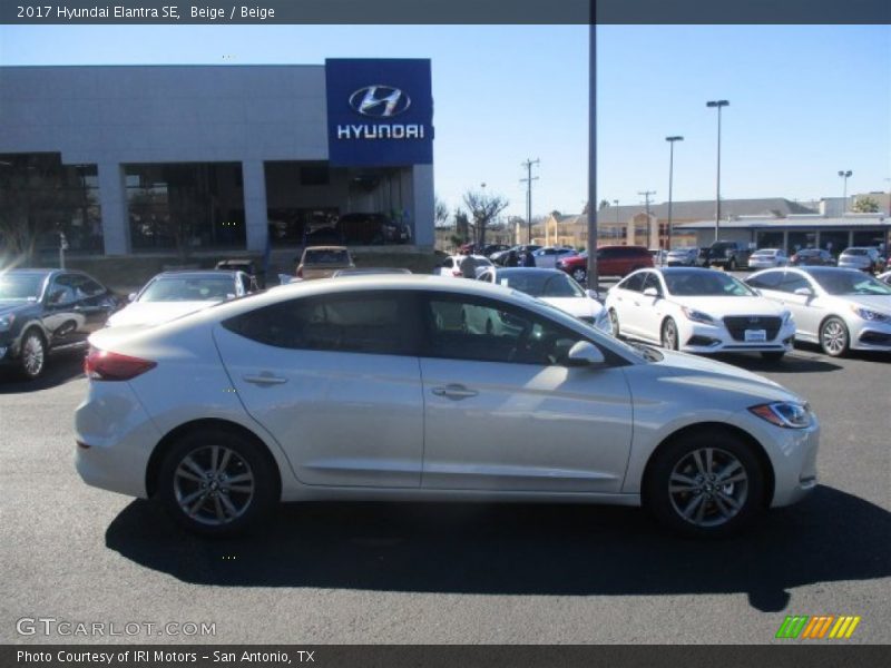 Beige / Beige 2017 Hyundai Elantra SE