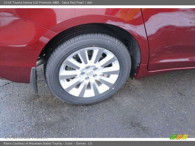  2016 Sienna XLE Premium AWD Wheel