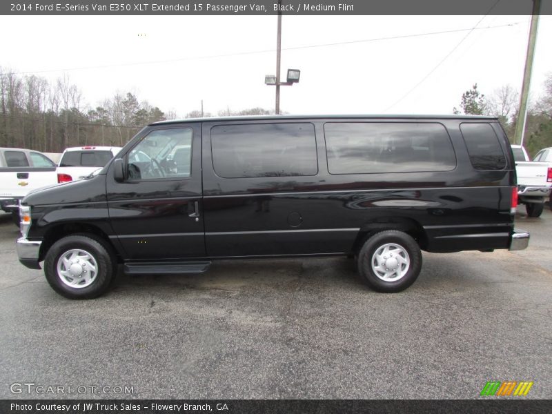  2014 E-Series Van E350 XLT Extended 15 Passenger Van Black