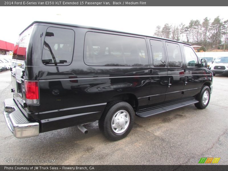 Black / Medium Flint 2014 Ford E-Series Van E350 XLT Extended 15 Passenger Van