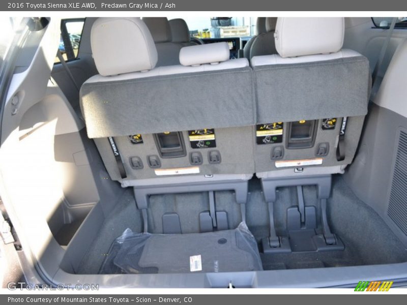 Predawn Gray Mica / Ash 2016 Toyota Sienna XLE AWD