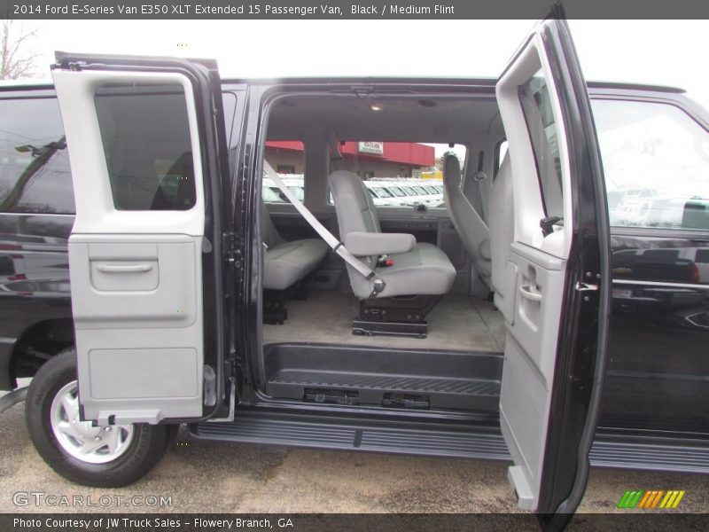 Black / Medium Flint 2014 Ford E-Series Van E350 XLT Extended 15 Passenger Van