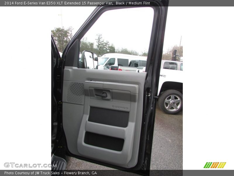 Black / Medium Flint 2014 Ford E-Series Van E350 XLT Extended 15 Passenger Van